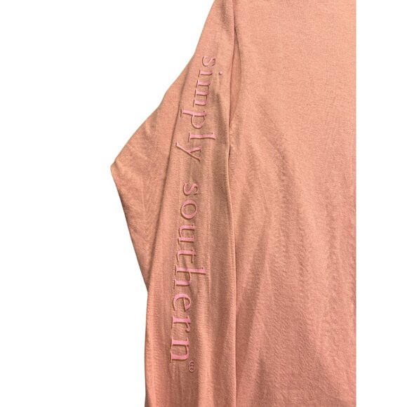 Simply Southern Collection Womens Long Sleeve T-Shirt Size Large Cotton - Picture 2 of 8